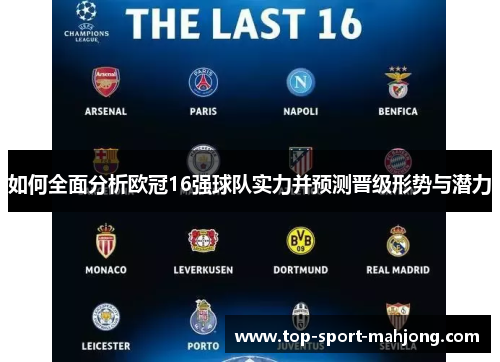 如何全面分析欧冠16强球队实力并预测晋级形势与潜力